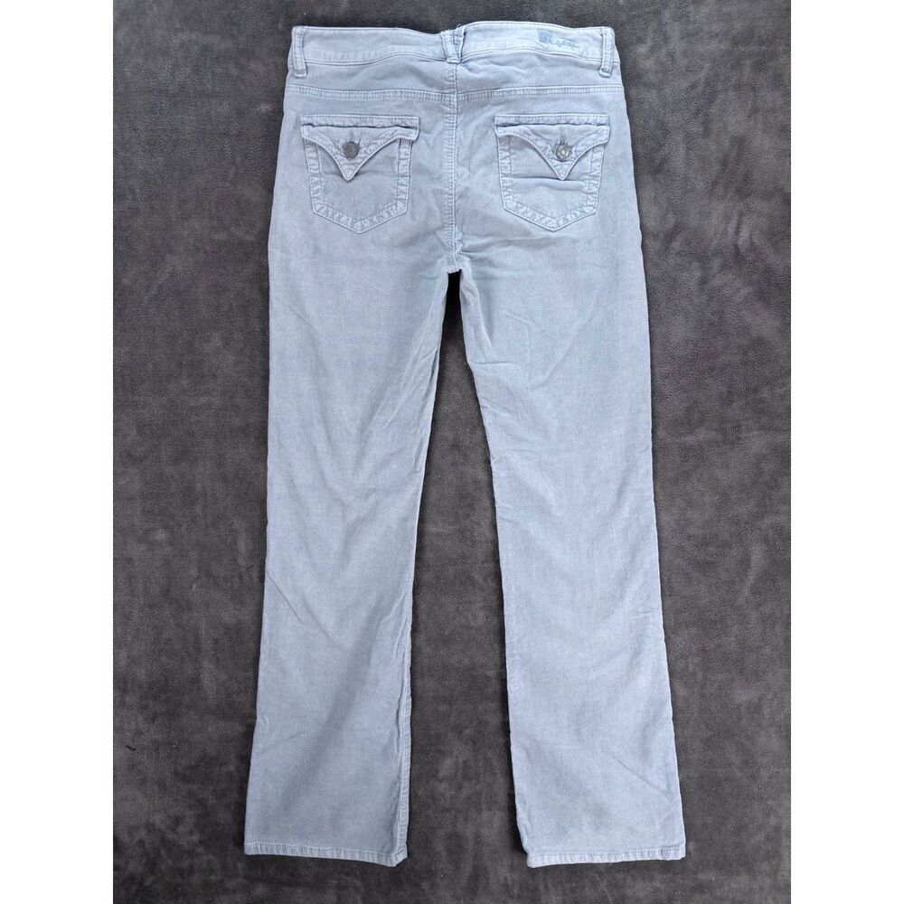 KUT From The Kloth Blue Corduroy Bootcut Flare Pants Women’s Size 10 Button-Flap
